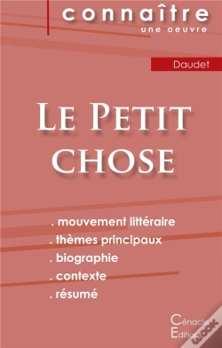 Capa do artigo Le Petit Chose, D'Alphonse Daudet