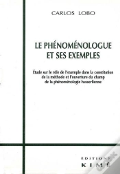 Capa do artigo Le Phenomenologue Et Ses Exemples