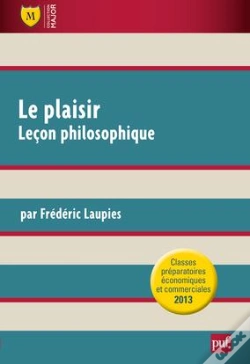 Capa do artigo Le Plaisir ; Leçon Philosophique
