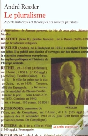 Capa do artigo Le Pluralisme - Aspects Historiques Et Theoriques Des Societes Pluralistes