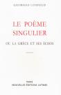Le Poème Singulier Ou La Grèce Et Ses Échos - Preview