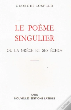 Capa do artigo Le Poème Singulier Ou La Grèce Et Ses Échos