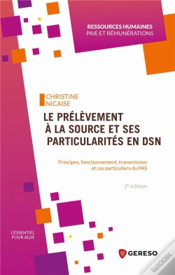 Capa do artigo Le Prélèvement À La Source Et Ses Particularités En Dsn (2e Édition)