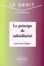 Le Principe De Subsidiarité - Preview