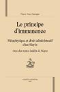 Le Principe D'Immanence ; Métaphysique Et Droit Administratif Chez Sieyès - Preview