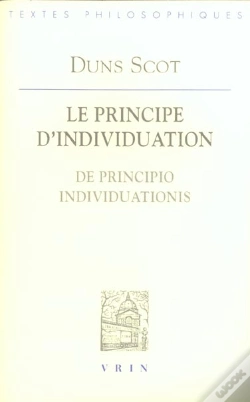Capa do artigo Le Principe D'Individuation
