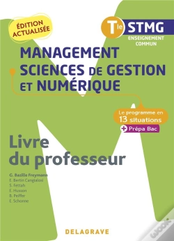 Capa do artigo Le Programme En Situations : Management, Sciences De Gestion Et Numérique ; Terminale Stmg ; Pochette Livre Du Professeur (Édition 2022)