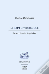 Capa do artigo Le Rapt Ontologique. Penser L