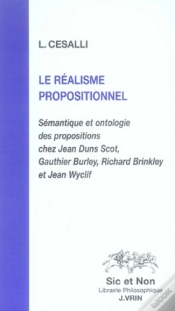 Capa do artigo Le Réalisme Propositionnel