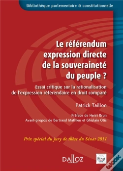 Capa do artigo Le Référendum, Expression Directe De La Souveraineté Du Peuple ? Essai Critique Sur La Rationalisation De L'Expression Référendaire En Droit Comparé