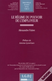 Le Régime Du Pouvoir De L'Employeur