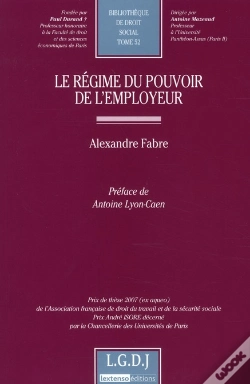 Capa do artigo Le Régime Du Pouvoir De L'Employeur