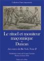 Le Rituel Et Moniteur Maçonnique De Duncan ; Aux Sources Du Rite York T.2 - Preview