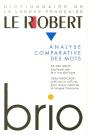 Le Robert Brio Analyse Comparative Des Mots - Preview
