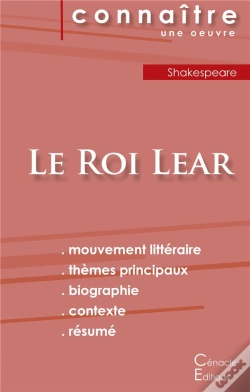 Capa do artigo Le Roi Lear, De Shakespeare