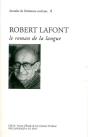 Le Roman De La Langue : Annales De Littérature Occitane 8 - Preview