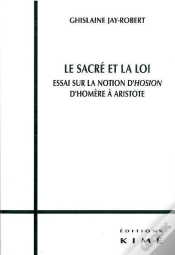 Capa do artigo Le Sacré Et La Loi ; Essai Sur La Notion D