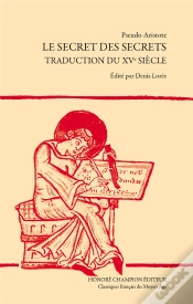 Capa do artigo Le Secret Des Secrets ; Traduction Du Xve Siècle