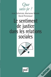 Capa do artigo Le Sentiment De Justice Dans Les Relations Sociales