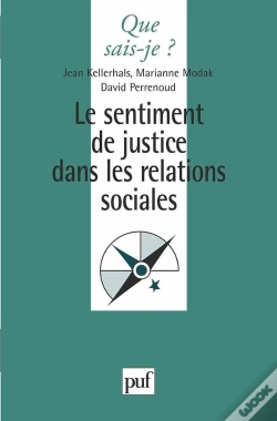 Capa do artigo Le Sentiment De Justice Dans Les Relations Sociales
