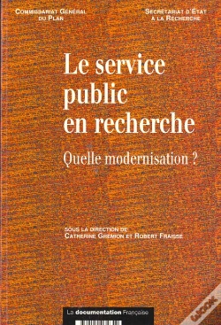 Capa do artigo Le Service Public En Recherche