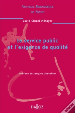 Capa do artigo Le Service Public Et L'Exigence De Qualité - Tome 52