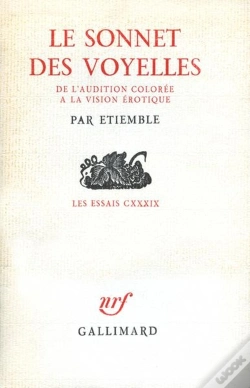 Capa do artigo Le Sonnet Des Voyelles - De L'Audition Coloree A La Vision Erotique