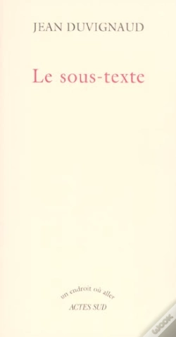 Capa do artigo Le Sous-Texte
