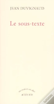 Capa do artigo Le Sous-Texte