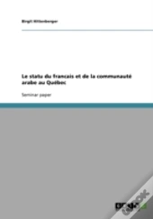 Le Statu Du Francais Et De La Communaute Arabe Au Quebec