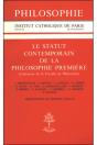 Le Statut Contemporain De La Philosophie Premiere - Preview