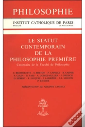 Capa do artigo Le Statut Contemporain De La Philosophie Premiere