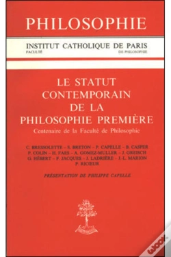Capa do artigo Le Statut Contemporain De La Philosophie Premiere