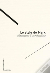 Capa do artigo Le Style De Marx