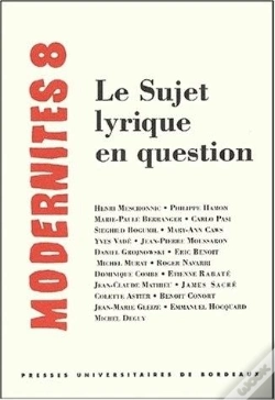 Capa do artigo Le Sujet Lyrique En Question - Modernites 8