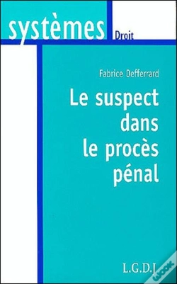 Capa do artigo Le Suspect Dans Le Proces Penal