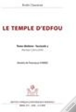 Capa do artigo Le Temple D'Edfou T.10 ; Fascicule T.3 ; Planches Clxii-Clxxviii