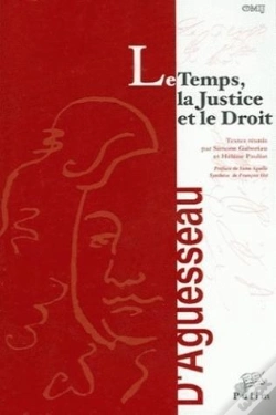 Capa do artigo Le Temps, La Justice Et Le Droit