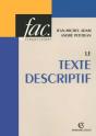 Le Texte Descriptif : Poétique Historique Et Linguistique Textuelle - Preview