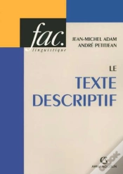 Capa do artigo Le Texte Descriptif : Poétique Historique Et Linguistique Textuelle