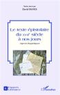 Le Texte Épistolaire Du Xvii Siècle À Nos Jours ; Aspects Linguistiques - Preview