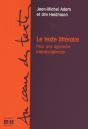Le Texte Littéraire ; Pour Une Approche Interdisciplinaire - Preview
