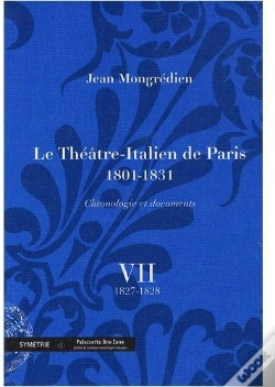 Capa do artigo Le Théâtre-Italien De Paris (1801-1831) ;Chronologie Et Documents T.7