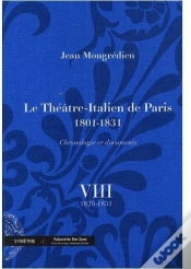 Capa do artigo Le Théâtre-Italien De Paris (1801-1831), Chronologie Et Documents T.8