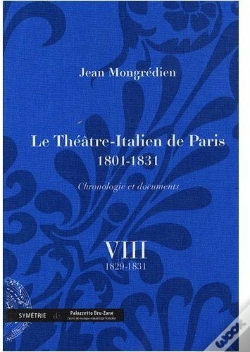 Capa do artigo Le Théâtre-Italien De Paris (1801-1831), Chronologie Et Documents T.8
