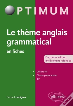 Capa do artigo Le Thème Anglais Grammatical En Fiches - 2e Édition Entièrement Refondue