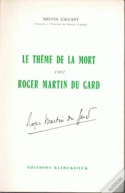 Capa do artigo Le Thème De La Mort Chez Roger Martin Du Gard