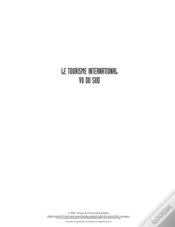 Capa do artigo Le Tourisme International Vu Du Sud. Essai Sur La Problematique Du Tourisme Dans Les Pays En Develop