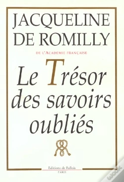 Capa do artigo Le Tresor Des Savoirs Oublies