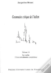 Capa do artigo Le Verbe Tome 2 ; Les Subordonnées Complétives